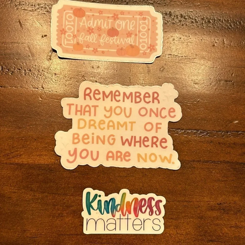 Stickers 10 all new for water bottle or cover agendas